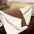 Starwood Micro Mink Sherpa Throw Blanket (Blank)